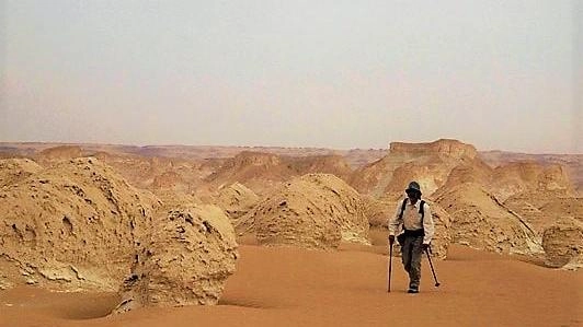 Trekking in the old white desert Farafra Egypt travel booking.webp